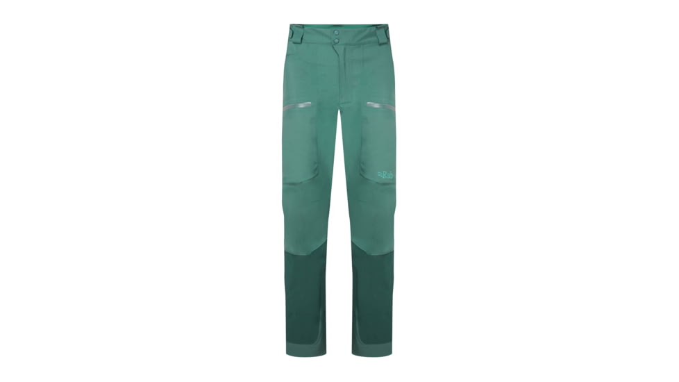 Rab Khroma Converge Pants - Women's, Eucalyptus/Green Slate, 10 US, Regular, QFG-30-EGS-10-RG