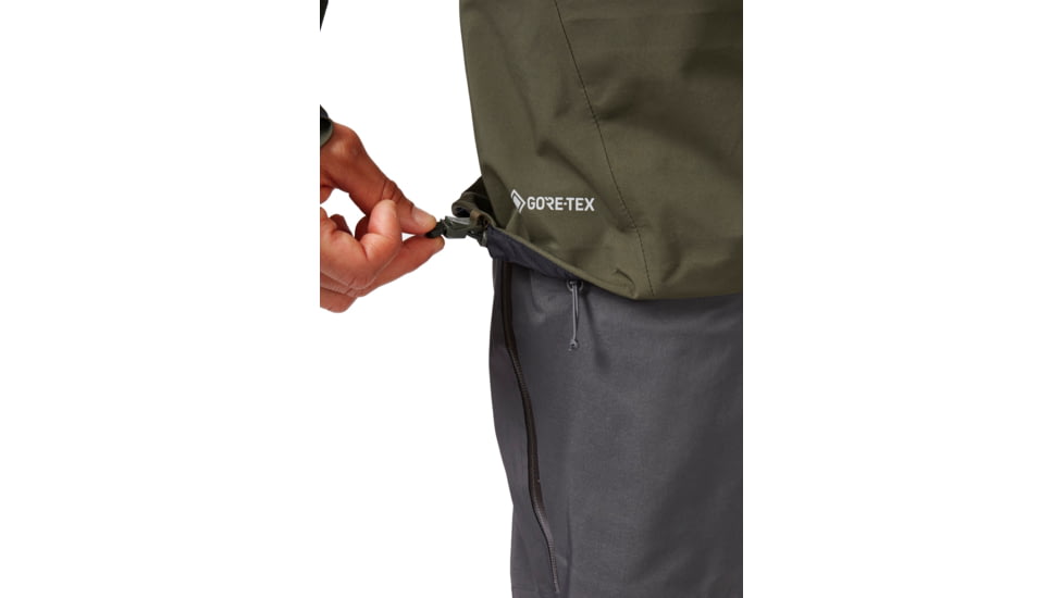 Rab Khroma Diffuse GTX Jacket - Mens, Army, 2XL, QWH-81-ARM-XXL