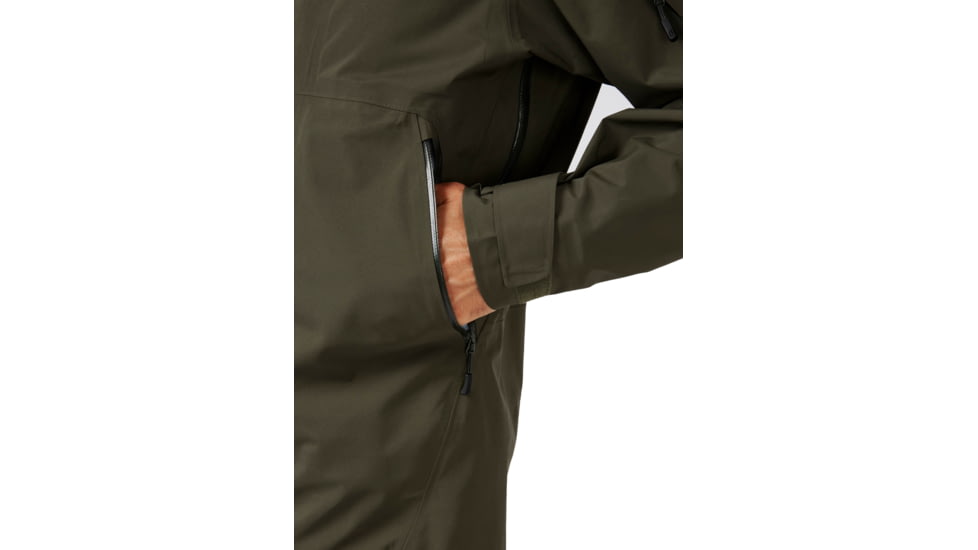 Rab Khroma Diffuse GTX Jacket - Mens, Army, 2XL, QWH-81-ARM-XXL