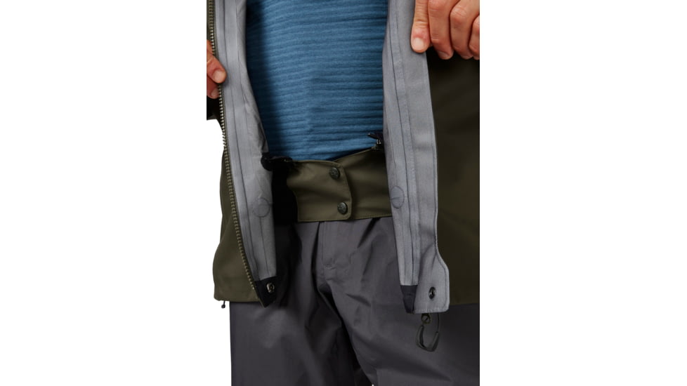 Rab Khroma Diffuse GTX Jacket - Mens, Army, 2XL, QWH-81-ARM-XXL