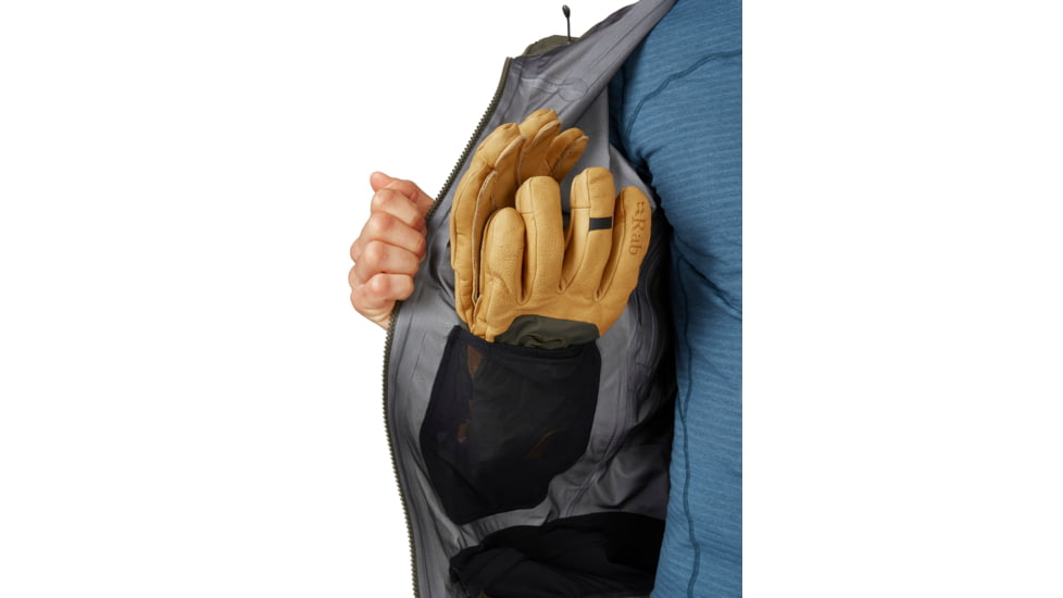 Rab Khroma Diffuse GTX Jacket - Mens, Army, 2XL, QWH-81-ARM-XXL