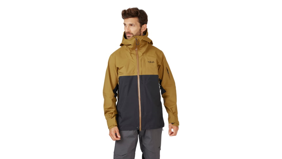 Rab Khroma Diffuse GTX Jacket - Mens, Footprint/Black, Extra Large, QWH-81-FPB-XLG