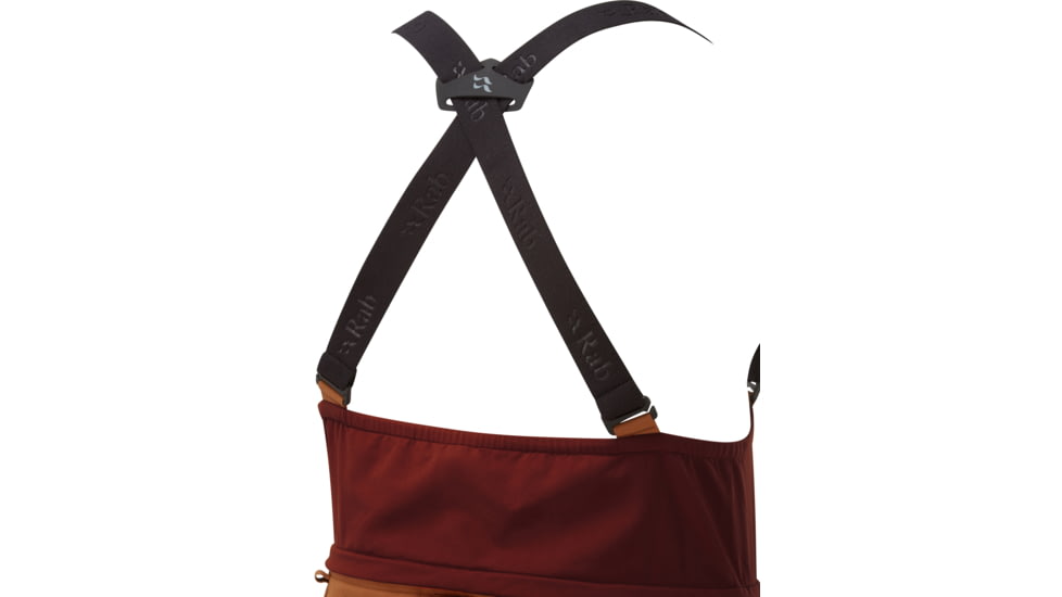 Rab Khroma GTX Bib - Mens, Red Earth, Large, QWG-53-EA-L