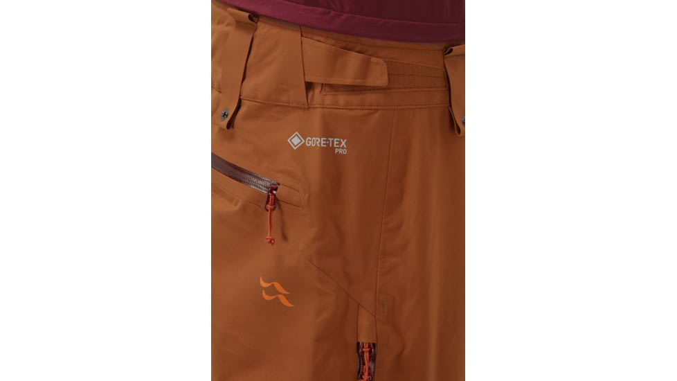 Rab Khroma GTX Bib - Mens, Red Earth, Large, QWG-53-EA-L