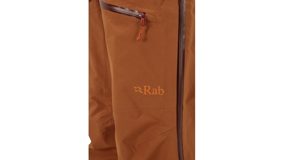 Rab Khroma GTX Bib - Mens, Red Earth, Large, QWG-53-EA-L