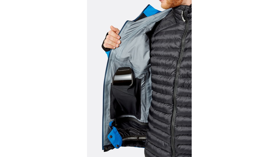 Rab Khroma GTX Jacket - Mens, Polar Blue, Small, QWG-51-PB-S