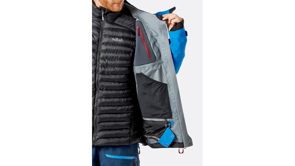 Rab Khroma GTX Jacket - Mens, Polar Blue, Small, QWG-51-PB-S