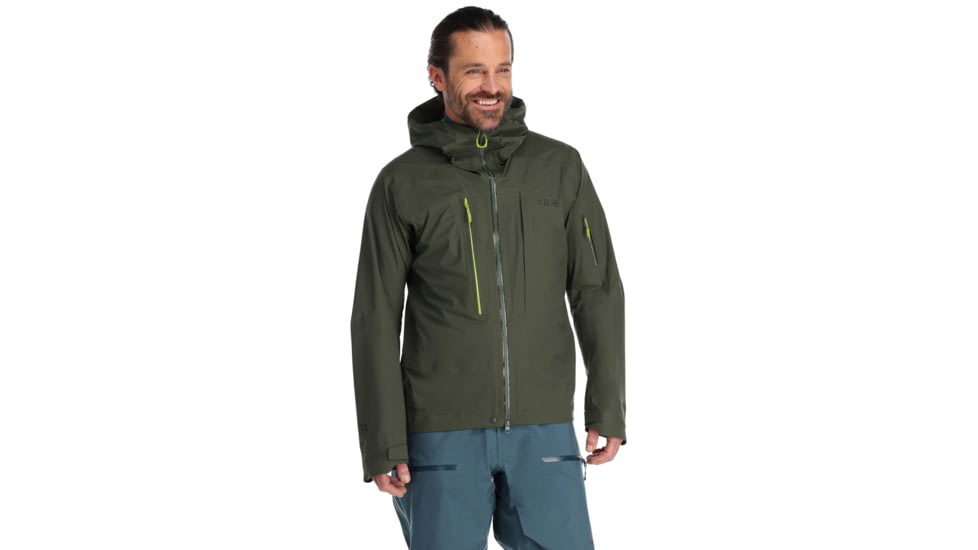 Rab Khroma Kinetic Jacket - Mens, Army, Medium, QWH-38-ARM-MED