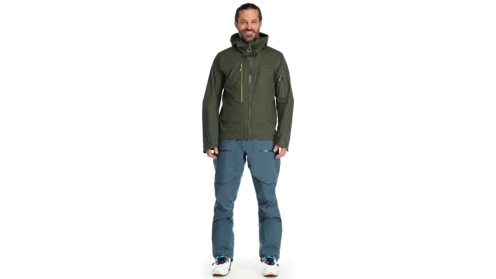 Rab Khroma Kinetic Jacket - Mens, Army, Medium, QWH-38-ARM-MED
