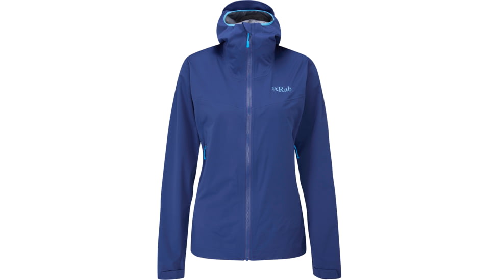 Rab Kinetic 2.0 Jacket - Women's, Nightfall Blue, 10, QWG-75-NB-10