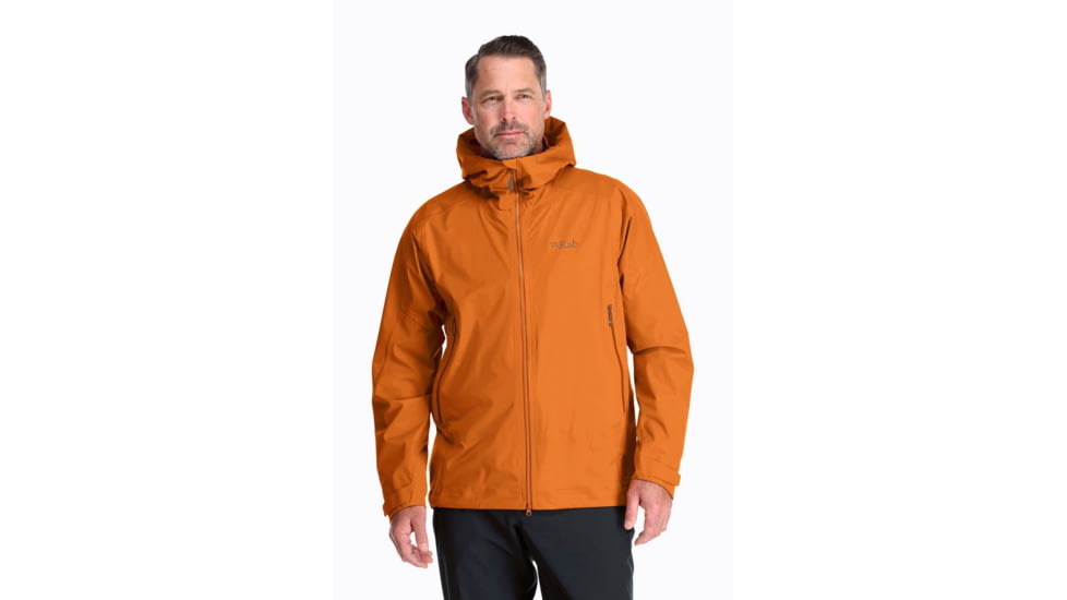 Rab Kinetic Alpine 2.0 Jacket - Men's, Marmalade, Medium, QWG-69-MAM-MED