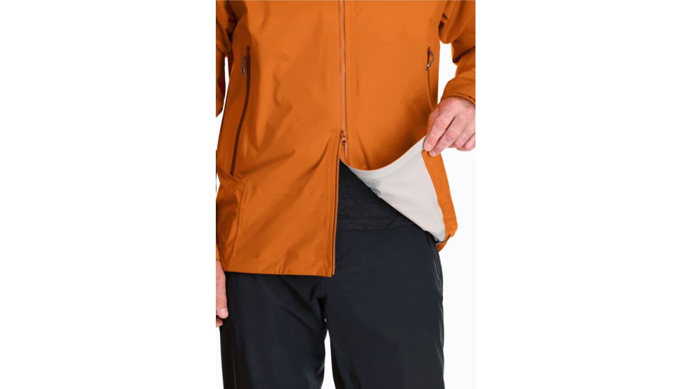 Rab Kinetic Alpine 2.0 Jacket - Men's, Marmalade, Medium, QWG-69-MAM-MED