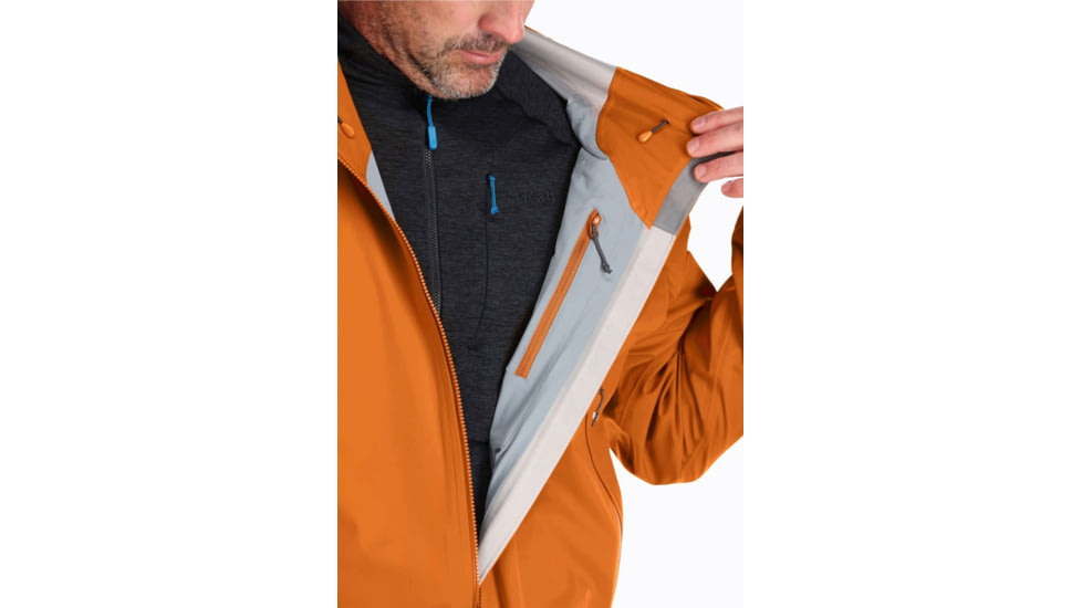 Rab Kinetic Alpine 2.0 Jacket - Men's, Marmalade, Medium, QWG-69-MAM-MED