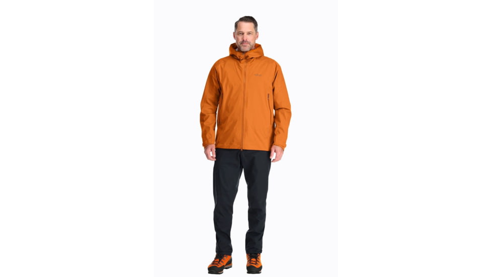 Rab Kinetic Alpine 2.0 Jacket - Men's, Marmalade, Medium, QWG-69-MAM-MED