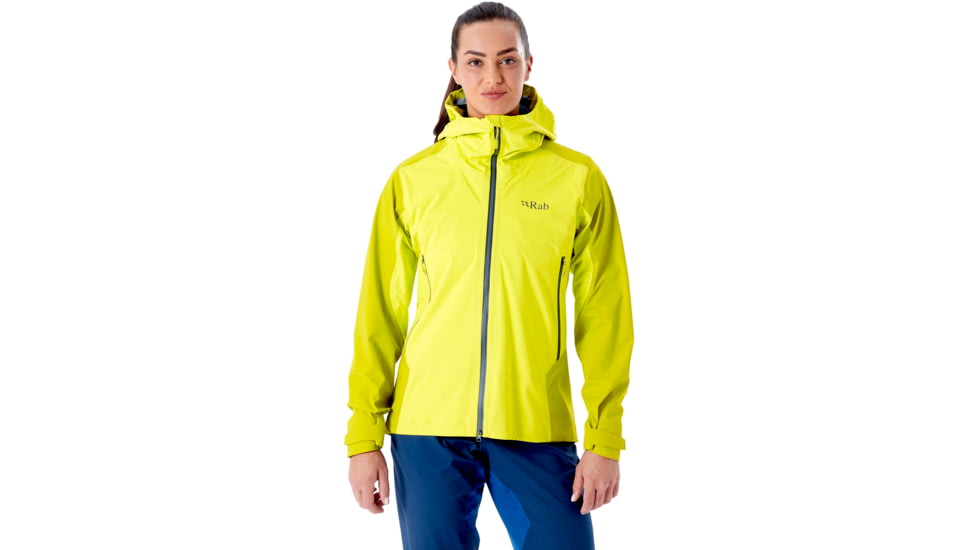 Rab Kinetic Alpine 2.0 Jacket - Womens, Acid, 12, QWG-70-AC-12