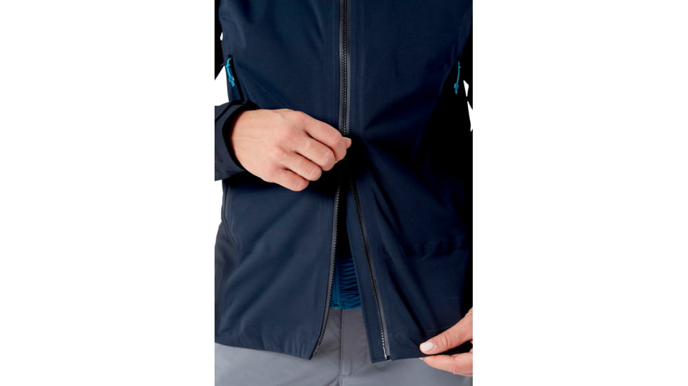 Rab Kinetic Alpine 2.0 Jacket - Womens, Beluga, 14, QWG-70-BE-14