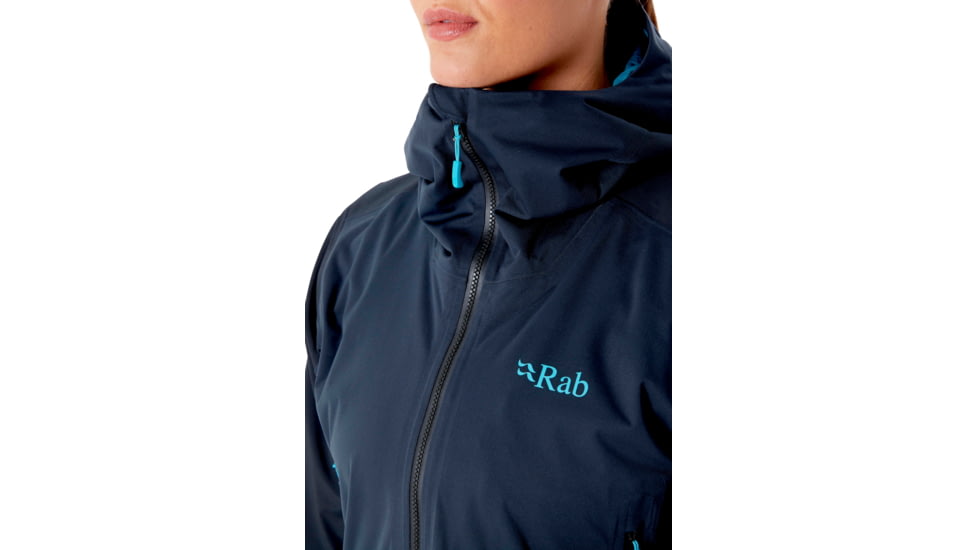 Rab Kinetic Alpine 2.0 Jacket - Womens, Beluga, 14, QWG-70-BE-14
