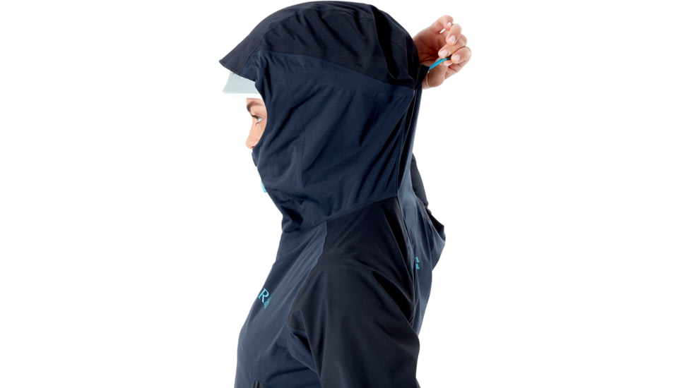 Rab Kinetic Alpine 2.0 Jacket - Womens, Beluga, 14, QWG-70-BE-14