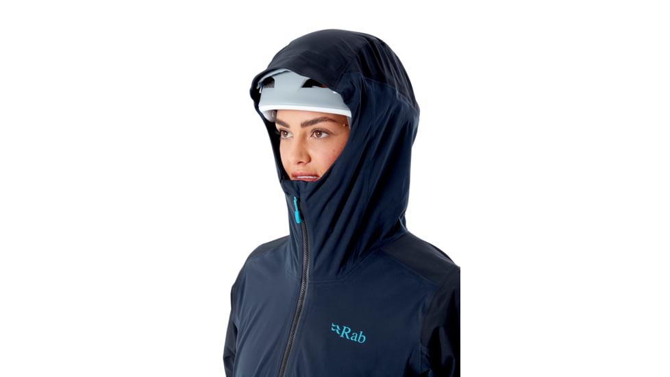 Rab Kinetic Alpine 2.0 Jacket - Womens, Beluga, 14, QWG-70-BE-14