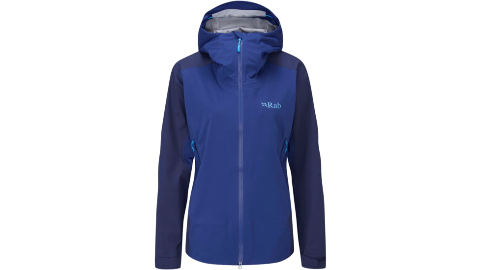 Rab Kinetic Alpine 2.0 Jacket - Women's, Nightfall Blue, 10, QWG-70-NB-10