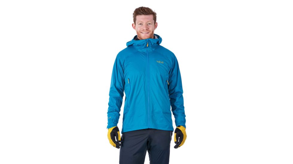 Rab Kinetic Alpine Jacket - Men's, Azure, 2XL, QWF-75-AZ-XXL