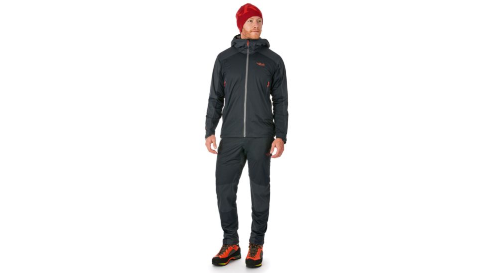 Rab Kinetic Alpine Jacket - Mens, Beluga, 2XL, QWF-75-BE-XXL