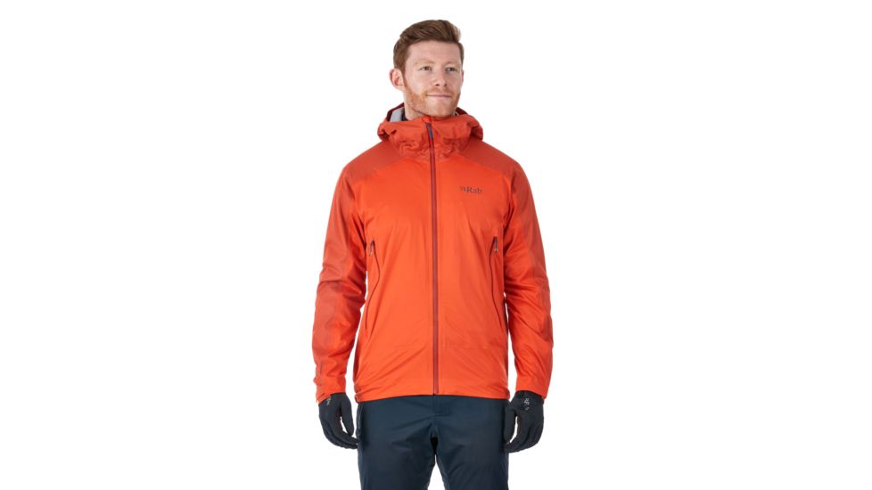 Rab Kinetic Alpine Jacket - Mens, Firecracker, Extra Large, QWF-75-FC-XL