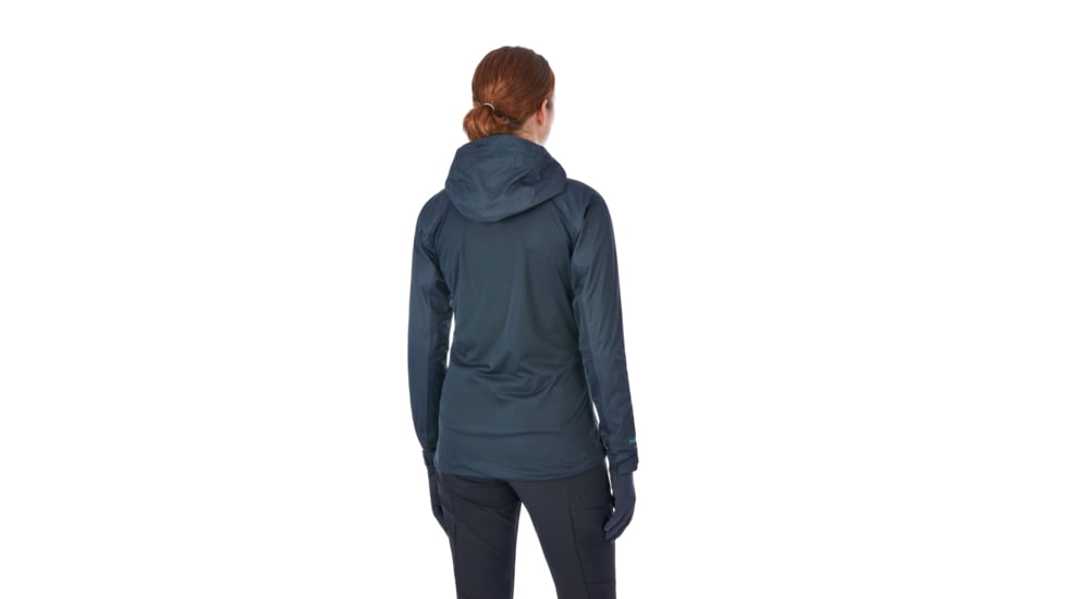 Rab Kinetic Alpine Jacket - Womens, Beluga, 10, QWF-76-BE-10