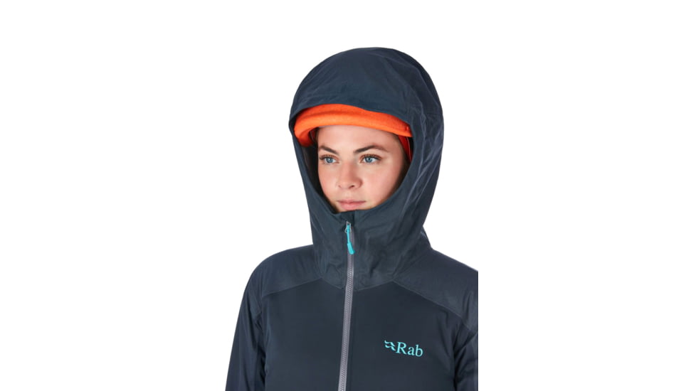 Rab Kinetic Alpine Jacket - Womens, Beluga, 10, QWF-76-BE-10