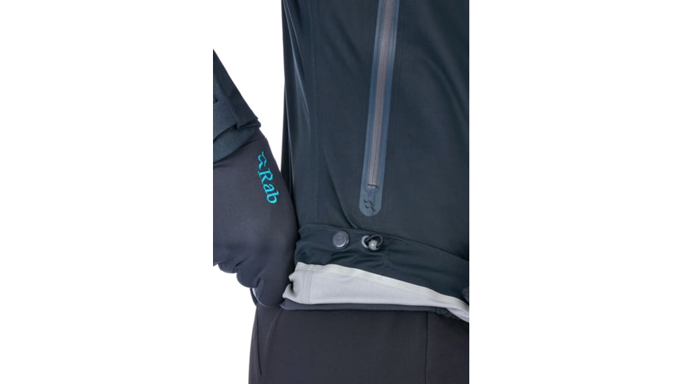 Rab Kinetic Alpine Jacket - Womens, Beluga, 10, QWF-76-BE-10