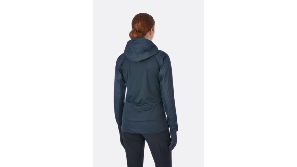 Rab Kinetic Alpine Jacket - Womens, Beluga, 8, QWF-76-BE-08