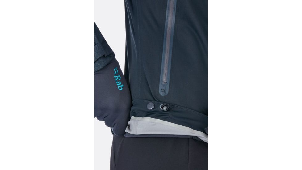 Rab Kinetic Alpine Jacket - Womens, Beluga, 8, QWF-76-BE-08