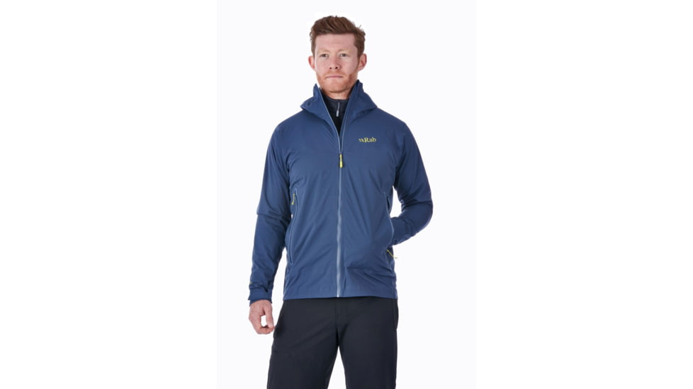 Rab Kinetic Plus Jacket - Mens, Steel, Extra Large, QFT-85-ST-XL