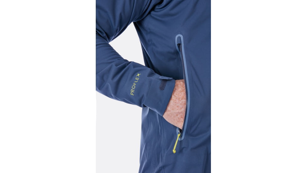 Rab Kinetic Plus Jacket - Mens, Steel, Small, QFT-85-ST-S