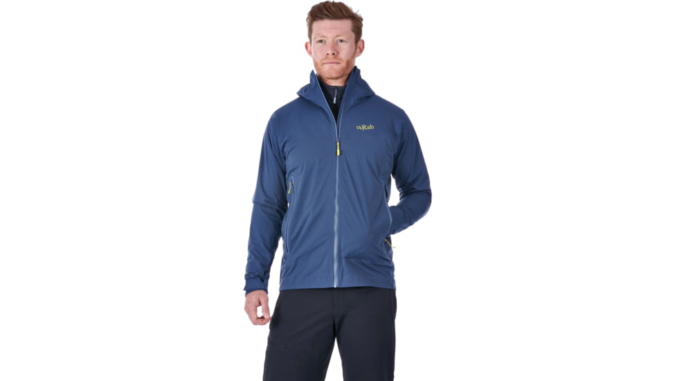 Rab Kinetic Plus Jacket - Mens, Steel, Small, QFT-85-ST-S