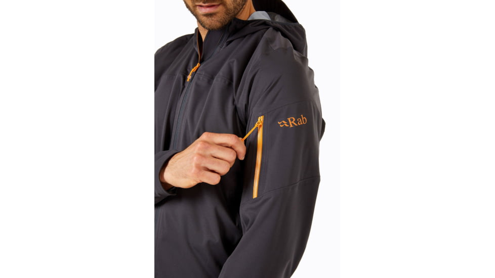 Rab Kinetic Ultra Jacket - Mens, Anthracite, Large, QWH-13-ANT-LRG