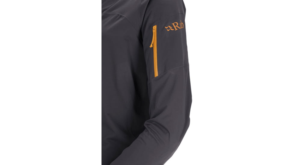 Rab Kinetic Ultra Jacket - Mens, Anthracite, Large, QWH-13-ANT-LRG