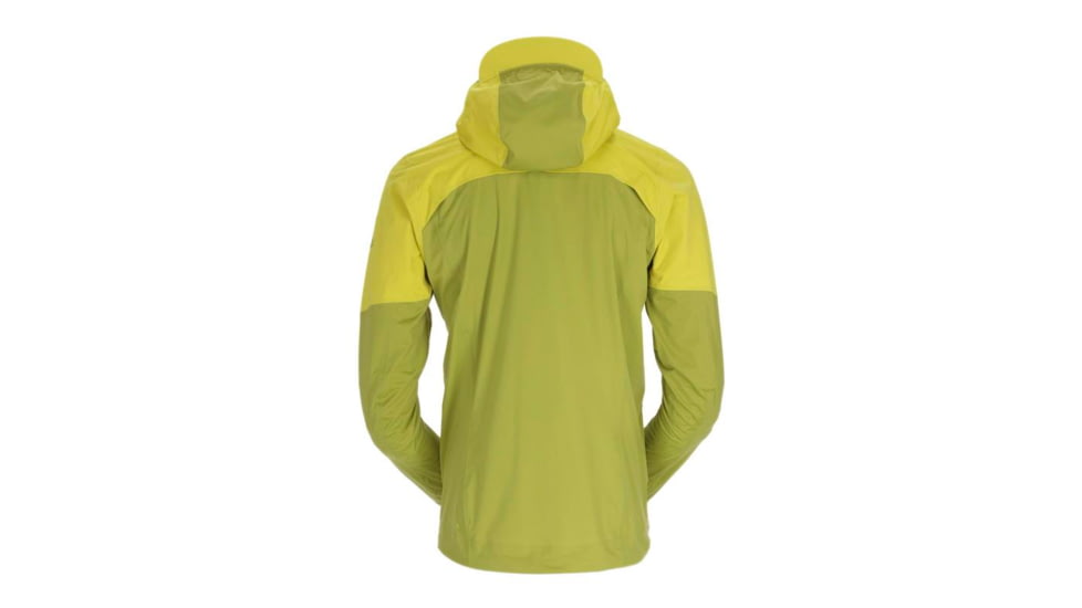 Rab Kinetic Ultra Jacket - Men's, Large, Aspen Green/Zest, QWH-13-ASZ-LRG