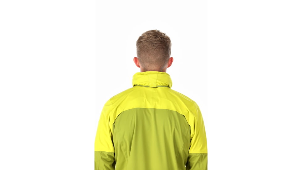 Rab Kinetic Ultra Jacket - Men's, Large, Aspen Green/Zest, QWH-13-ASZ-LRG