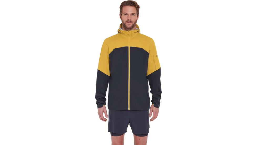 Rab Kinetic Ultra Jacket - Mens, Sahara/Beluga, Large, QWH-13-SBE-LRG