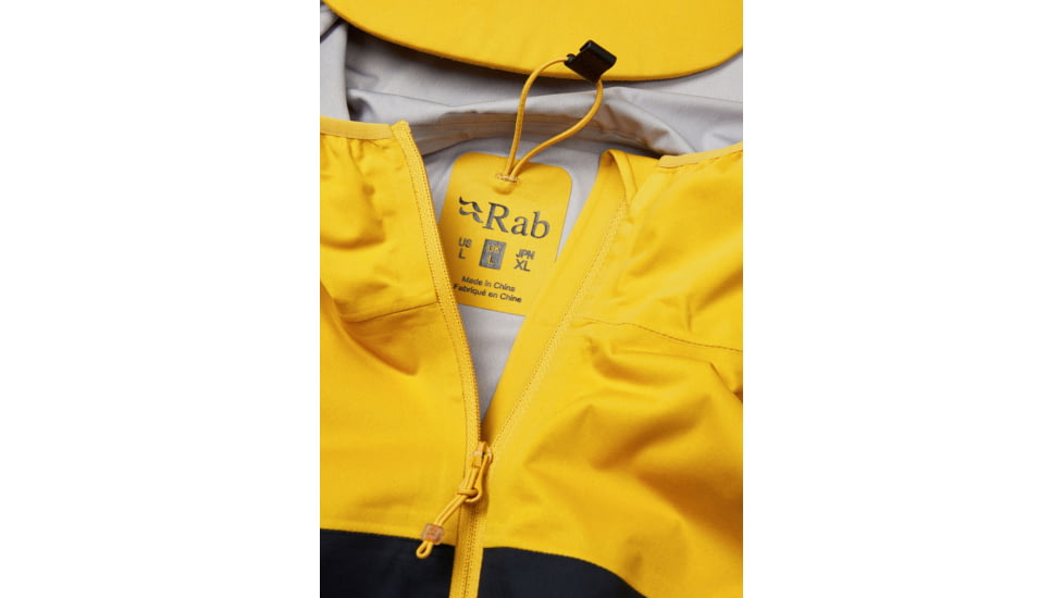 Rab Kinetic Ultra Jacket - Mens, Sahara/Beluga, Large, QWH-13-SBE-LRG