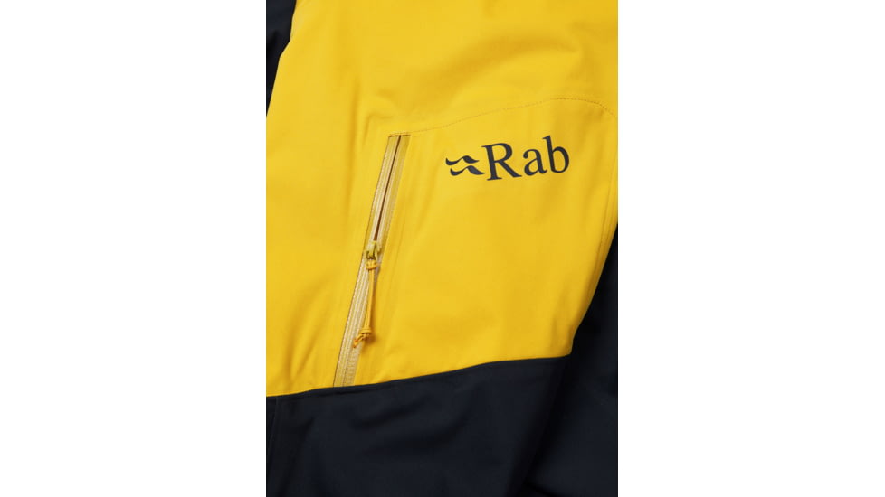 Rab Kinetic Ultra Jacket - Mens, Sahara/Beluga, Large, QWH-13-SBE-LRG