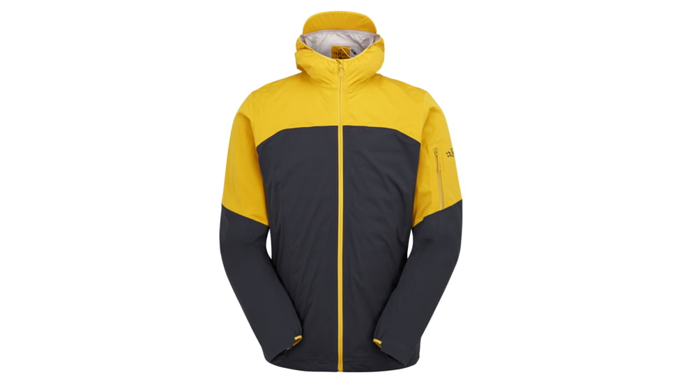 Rab Kinetic Ultra Jacket - Mens, Sahara/Beluga, Large, QWH-13-SBE-LRG