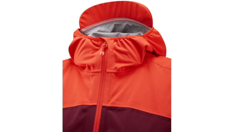 Rab Kinetic Ultra Jacket - Womens, Red Grapefruit/Deep Heather, 16, QWH-14-RGD-16