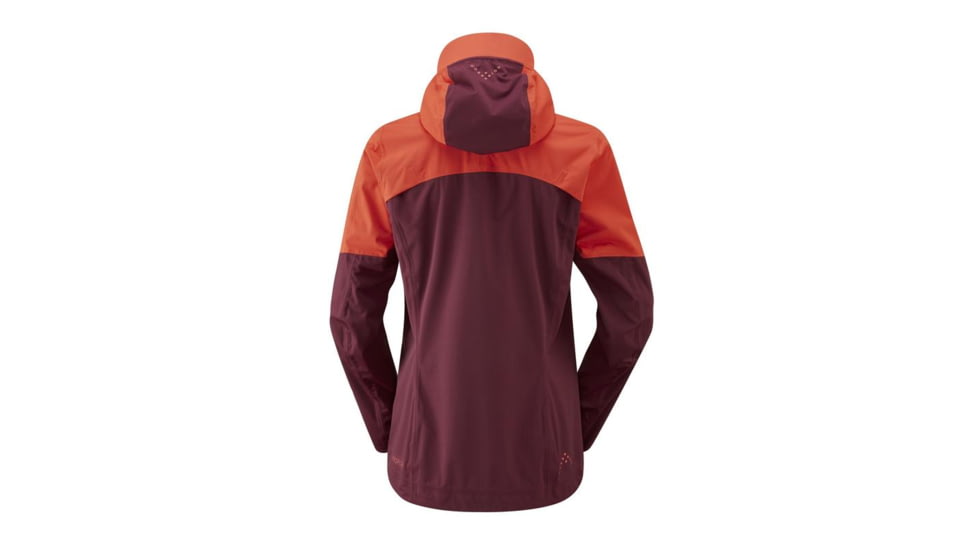 Rab Kinetic Ultra Jacket - Womens, Red Grapefruit/Deep Heather, 10, QWH-14-RGD-10