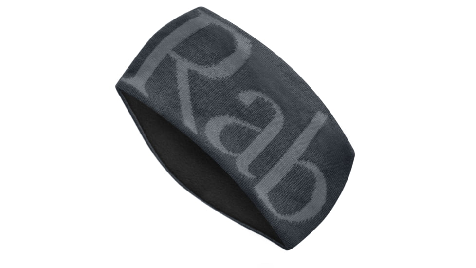 Demo, Rab Knitted Logo Headband, Anthracite / Grit, One Size, QAA-71-AN