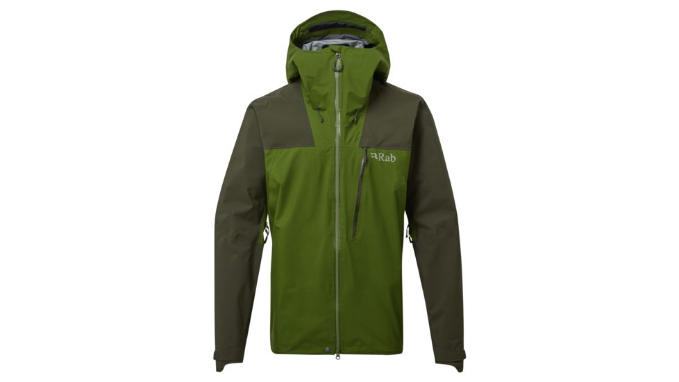 Rab Ladakh GTX Jacket - Mens, Army/Lime, Medium, QWG-21-AR-M