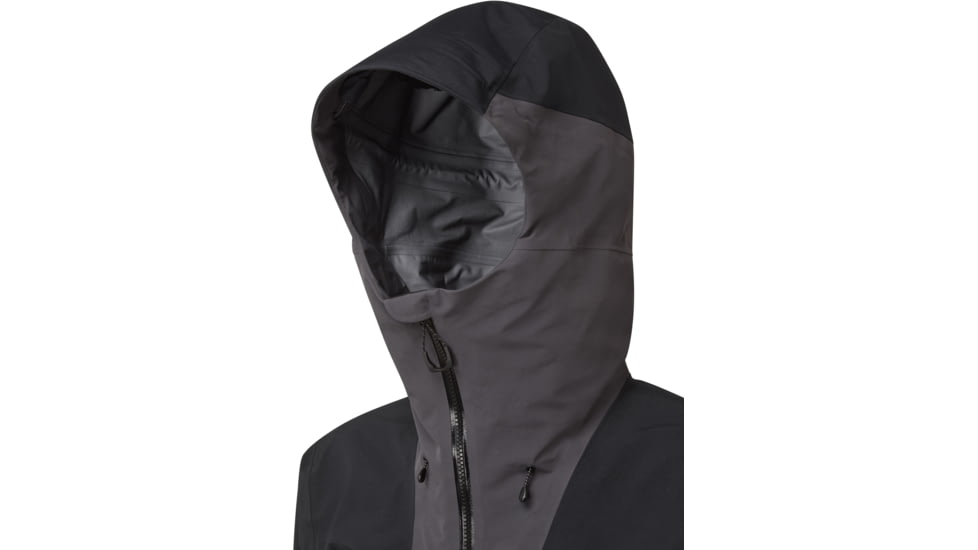 Rab Ladakh GTX Jacket - Mens, Black/Graphene, Small, QWG-67-BL-S