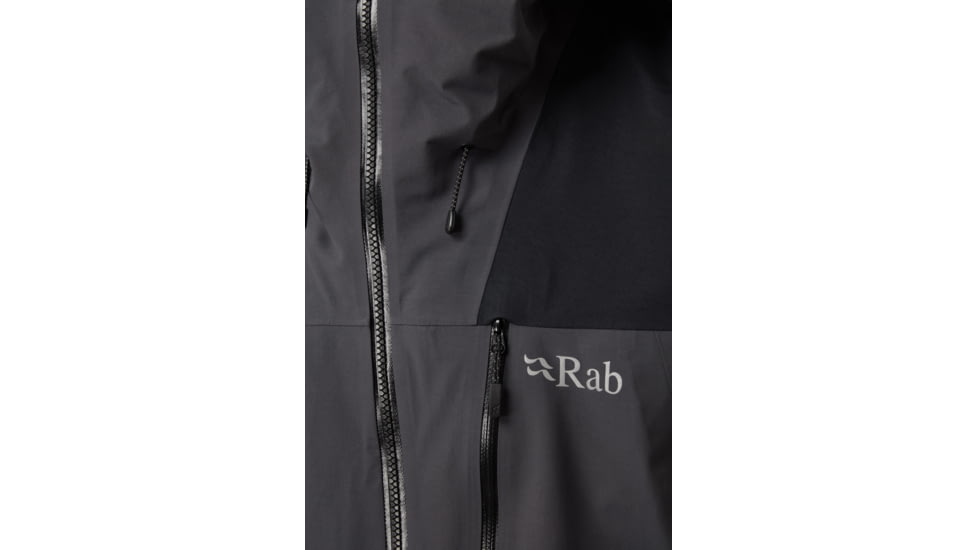 Rab Ladakh GTX Jacket - Mens, Black/Graphene, Small, QWG-67-BL-S
