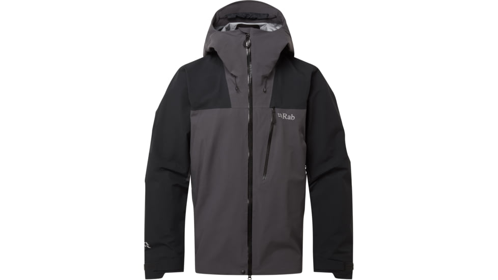 Rab Ladakh GTX Jacket - Mens, Black/Graphene, Small, QWG-67-BL-S